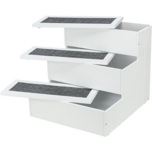 Trixie σκάλα σκύλου από ξύλο Mdf με λευκή βαφή 40 x 38 x 45cm άσπρη Trixie σκάλα σκύλου από ξύλο Mdf με λευκή βαφή 40 x 38 x 45cm άσπρη