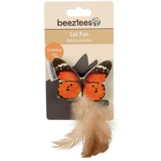 Beeztees παιχνίδι γάτας πορτοκαλί πεταλούδα με φτερά 8cm Beeztees παιχνίδι γάτας πορτοκαλί πεταλούδα με φτερά 8cm