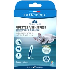 Francodex Anti-Stress Spot-On για γατάκια 4 x 0,6 ml