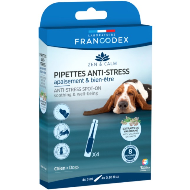 Francodex Anti-Stress Spot-On για σκύλους 4 x 3 ml