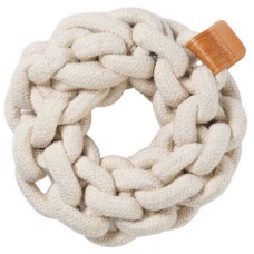 M-pets COTO Δαχτυλίδι από λευκό βαμβακερό νήμα 18 x 18 x 5 cm M-pets COTO Δαχτυλίδι από λευκό βαμβακερό νήμα 18 x 18 x 5 cm