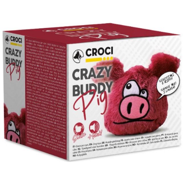Croci Παιχνίδι Crazy Buddy Pig για σκύλους 19cm x 8cm x 15cm Croci Παιχνίδι Crazy Buddy Pig για σκύλους 19cm x 8cm x 15cm
