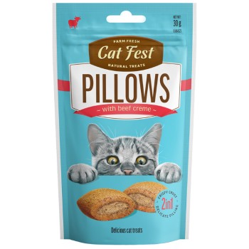 Cat Fresh Γεμιστές λιχουδιές με κρέμα μοσχαρίσιου κρέατος 30gr Cat Fresh Γεμιστές λιχουδιές με κρέμα μοσχαρίσιου κρέατος 30gr