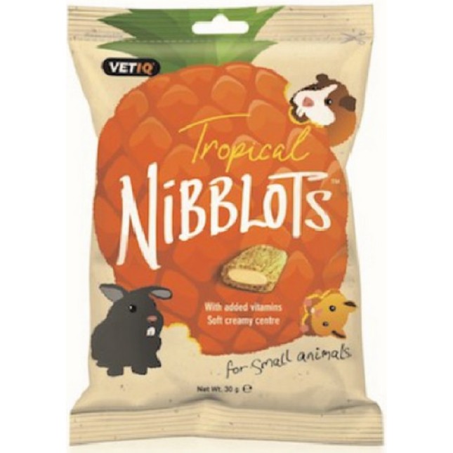 Mark & Chappel Nibblots λιχουδιές με ανανά για μικρά ζώα 30g Mark & Chappel Nibblots λιχουδιές με ανανά για μικρά ζώα 30g