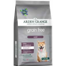 Arden Grange τροφή για ενήλικες σκύλους, χωρίς σιτηρά με γαλοπούλα 12kg