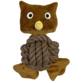 Happypet Παιχνίδι Σκύλου μπάλα κουκουβάγια 20cm