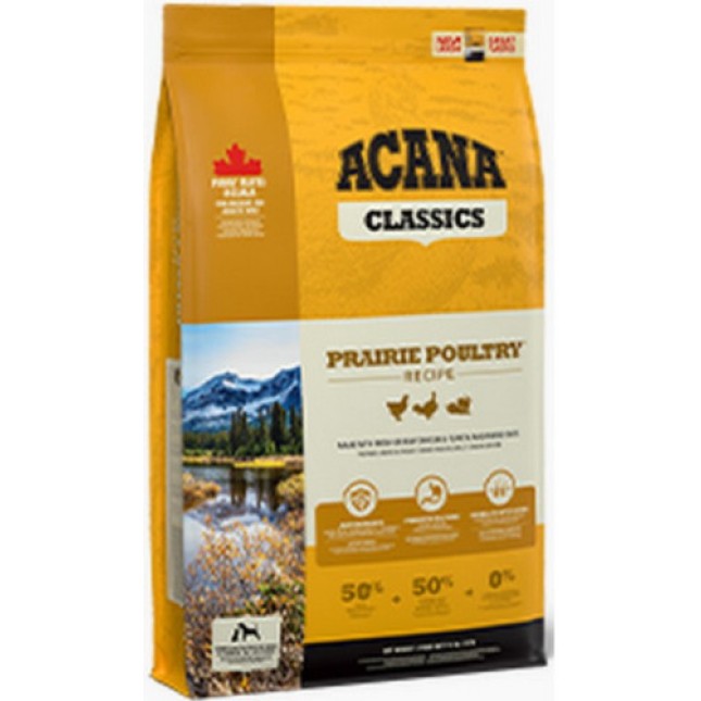 Acana prairie poultry με κοτόπουλο και γαλοπούλα 14.5kg