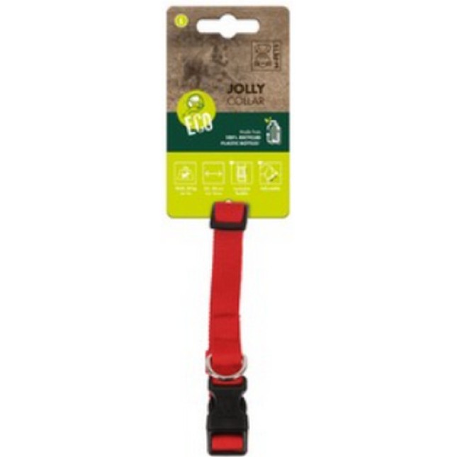 M-pets JOLLY ECO Κόκκινο περιλαίμιο S 20 - 30x1.6 cm