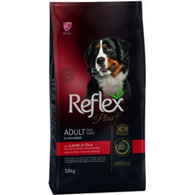 Lider Reflex plus maxi Πλήρης τροφή με αρνί κατάλληλη για ενήλικους μεγαλόσωμους σκύλους Lider Reflex plus maxi Πλήρης τροφή με αρνί κατάλληλη για ενήλικους μεγαλόσωμους σκύλους