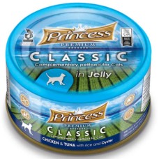 Princess Classic με τόνο, κοτόπουλο, ρύζι και στρείδια 170g