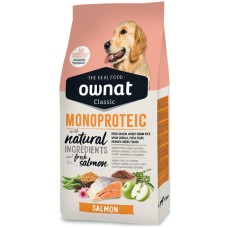 Ownat Classic Ownat Classic Μονοπρωτεϊνική τροφή με σολομό ιδανική για σκύλους με αλλεργίες
