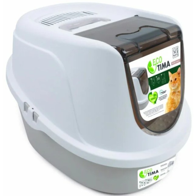 M-pets ECO TIMA κλειστή τουαλέτα γάτας 52.3x39.7x38cm M-pets ECO TIMA κλειστή τουαλέτα γάτας 52.3x39.7x38cm