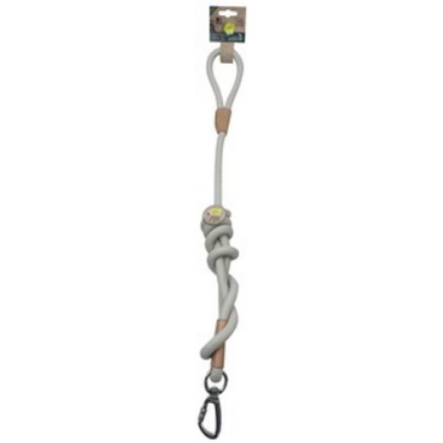 M-pets ECO Λευκός οδηγός με ασφαλές κλείδωμα O 1.2 cm x 150 cm
