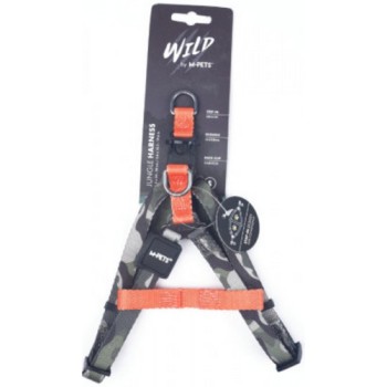 M-pets WILD Πορτοκαλί σαμαράκι Jungle Μ 46-70x2cm M-pets WILD Πορτοκαλί σαμαράκι Jungle Μ 46-70x2cm