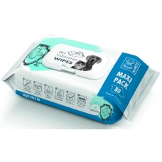 M-pets Αντιβακτηριδιακά μαντήλια καθαρισμού 20 x 15 cm - 80 τμχ M-pets Αντιβακτηριδιακά μαντήλια καθαρισμού 20 x 15 cm - 80 τμχ