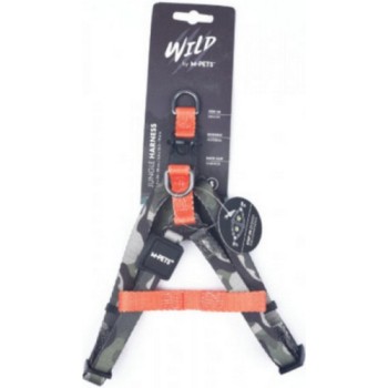 M-pets WILD Πορτοκαλί σαμαράκι Jungle S 34-50x1,5cm M-pets WILD Πορτοκαλί σαμαράκι Jungle S 34-50x1,5cm