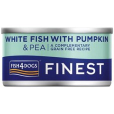 Fish4Dogs συμπληρωματική τροφή λευκά ψάρια, γλυκοπατάτα και μπιζέλια 85gr