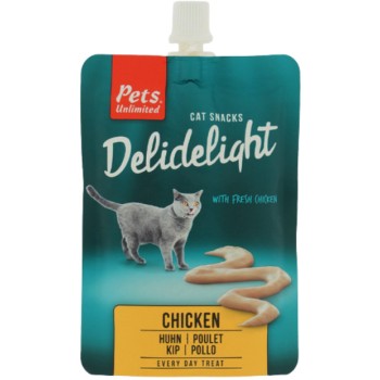 Pets Unlimited Delidelight πάστα με γεύση κοτόπουλου ειδικά για γάτες 80gr