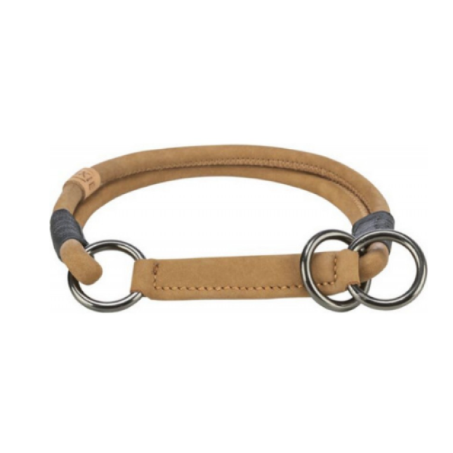 Trixie ημι-πνίχτης Be Nordic δερμάτινος L 50cm/10mm καφέ Trixie ημι-πνίχτης Be Nordic δερμάτινος L 50cm/10mm καφέ