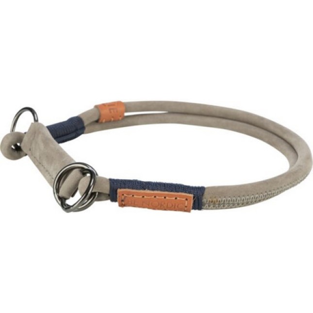 Trixie ημι-πνίχτης Be Nordic δερμάτινος XS-S 30cm/5mm γκρι Trixie ημι-πνίχτης Be Nordic δερμάτινος XS-S 30cm/5mm γκρι