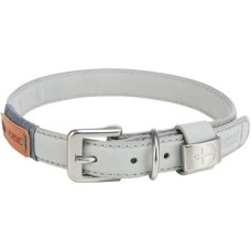Trixie περιλαίμιο Be Nordic δερμάτινος S 35cm/15mm ανοιχτό γκρι Trixie περιλαίμιο Be Nordic δερμάτινος S 35cm/15mm ανοιχτό γκρι
