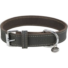 Trixie περιλαίμιο Rustic Fatleather με παχύ δέρμα ΧS-S 27-34cm/18mm γκρι Trixie περιλαίμιο Rustic Fatleather με παχύ δέρμα ΧS-S 27-34cm/18mm γκρι