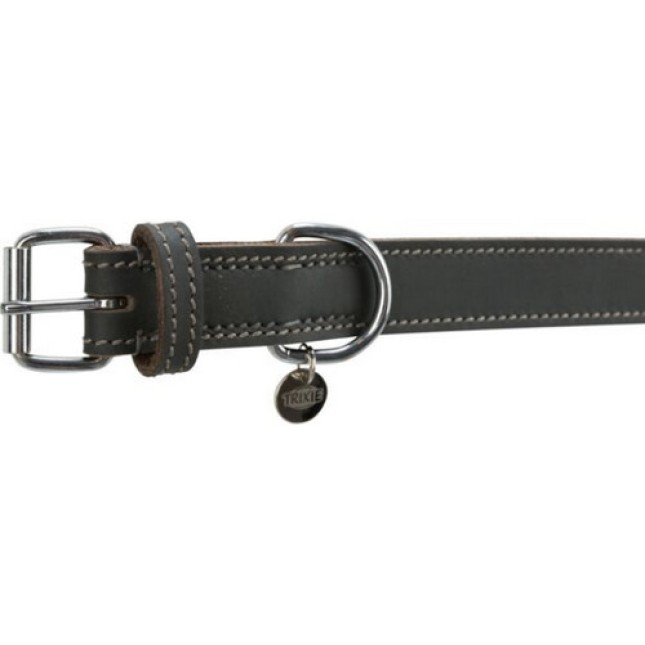 Trixie περιλαίμιο Rustic Fatleather με παχύ δέρμα γκρι Trixie περιλαίμιο Rustic Fatleather με παχύ δέρμα γκρι