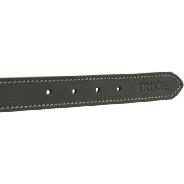 Trixie περιλαίμιο Rustic Fatleather με παχύ δέρμα γκρι Trixie περιλαίμιο Rustic Fatleather με παχύ δέρμα γκρι