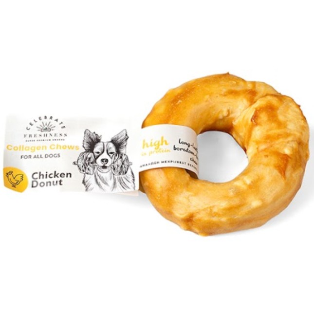 Celebrate collagen donut κοτόπουλου 1pcs 10cm Celebrate collagen donut κοτόπουλου 1pcs 10cm