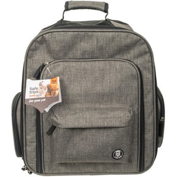 Fofos Τσάντα Μεταφοράς πλάτης με προέκταση Backpack ιδανική για γατούλες και μικρόσωμα σκυλιά Γκρί Fofos Τσάντα Μεταφοράς πλάτης με προέκταση Backpack ιδανική για γατούλες και μικρόσωμα σκυλιά Γκρί