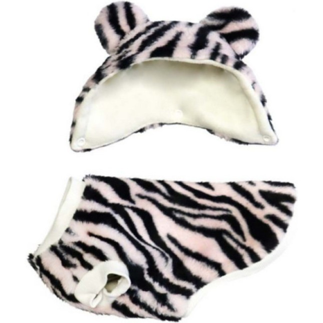 Croci Γούνινο φούτερ zebra punk 30cm Croci Γούνινο φούτερ zebra punk 30cm