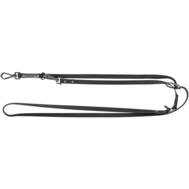 Trixie οδηγός Citystyle pvc αυξομειούμενος S-M 2.00m/13mm μαύρος Trixie οδηγός Citystyle pvc αυξομειούμενος S-M 2.00m/13mm μαύρος