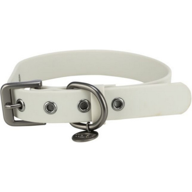 Trixie περιλαίμιο Citystyle pvc M-L 40-47cm/25mm ανοικτό γκρι Trixie περιλαίμιο Citystyle pvc M-L 40-47cm/25mm ανοικτό γκρι