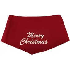 Woofmoda Μπορντό μπαντάνα Merry Cristmans S Woofmoda Μπορντό μπαντάνα Merry Cristmans S