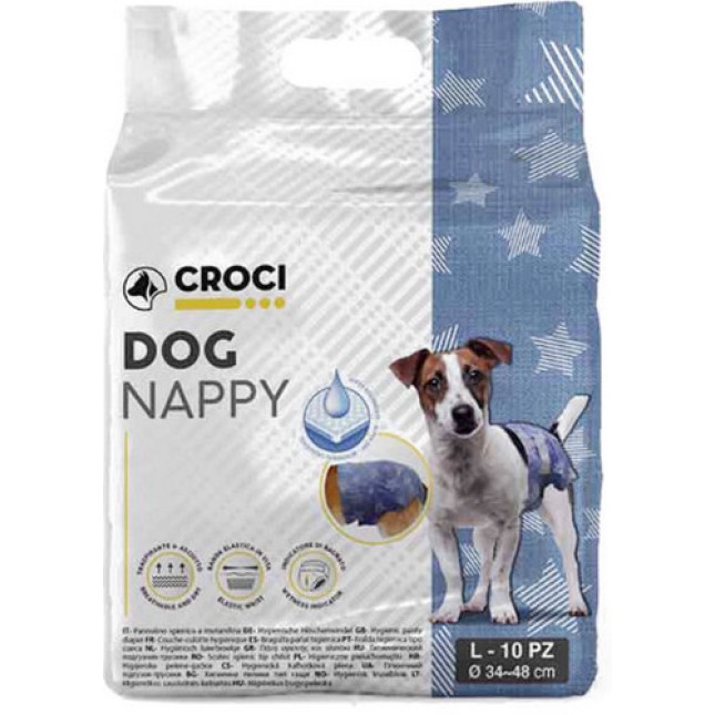 Croci πάνες σκύλου Nappy Jeans κατασκευασμένες από φυτικές ίνες