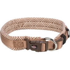 Trixie περιλαίμιο premium εξαιρετικά φαρδύ L 49-55cm/25mm με neoprene boho diamond/caramel Trixie περιλαίμιο premium εξαιρετικά φαρδύ L 49-55cm/25mm με neoprene boho diamond/caramel