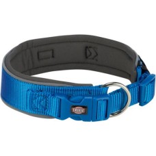 Trixie περιλαίμιο premium πολύ φαρδύ XS-S 27-35cm/25mm μπλε/γκρι Trixie περιλαίμιο premium πολύ φαρδύ XS-S 27-35cm/25mm μπλε/γκρι