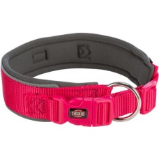 Trixie περιλαίμιο premium πολύ φαρδύ XS-S 27-35cm/25mm φούξια /γκρι Trixie περιλαίμιο premium πολύ φαρδύ XS-S 27-35cm/25mm φούξια /γκρι