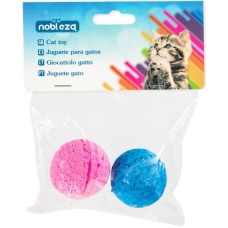 Nobleza Σετ Λατεξ μονόχρωμα μπαλάκια για γάτες D4cm Nobleza Σετ Λατεξ μονόχρωμα μπαλάκια για γάτες D4cm