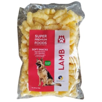 Canine castle σνάκ γαριδάκια με αρνί για σκύλους 80g Canine castle σνάκ γαριδάκια με αρνί για σκύλους 80g