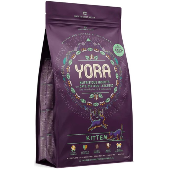 YORA Τροφή για γατάκια από 2 ως 12 μηνών 600g YORA Τροφή για γατάκια από 2 ως 12 μηνών 600g