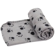 Nobleza Γκρι κουβέρτα για σκύλο με πατουσάκια 160x100cm