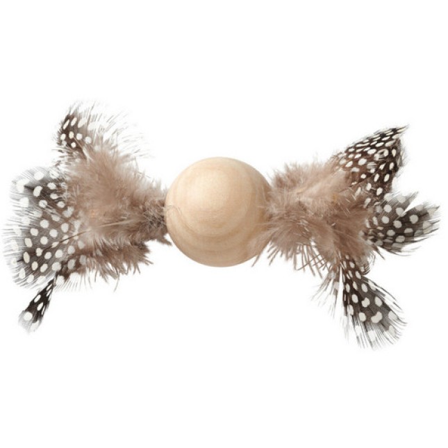 Hunter Ξύλινο παιχνίδι μπάλα με φτερά 4cm Hunter Ξύλινο παιχνίδι μπάλα με φτερά 4cm