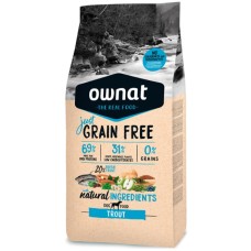 Ownat grain free τροφή just adult dog με 20% φρέσκια πέστροφα
