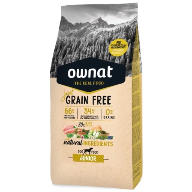 Ownat grain free just dog για νεαρούς σκύλους 14Kg Ownat grain free just dog για νεαρούς σκύλους 14Kg