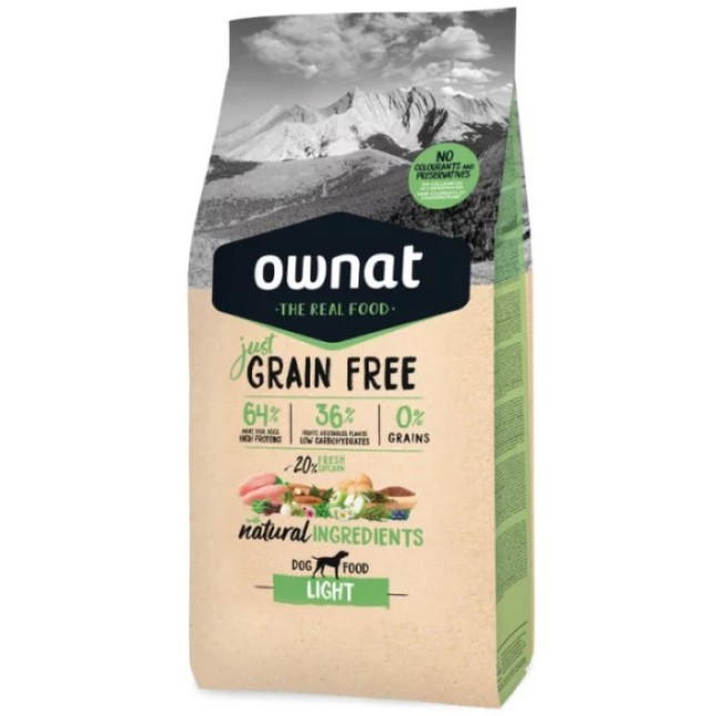 Ownat grain free just dog για υπέρβαρους σκύλους 3Kg Ownat grain free just dog για υπέρβαρους σκύλους 3Kg