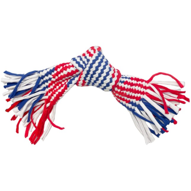 Happypet Twist-Tee παιχνίδι από ανακυκλωμένα υφάσματα με 1 κόμπο Happypet Twist-Tee παιχνίδι από ανακυκλωμένα υφάσματα με 1 κόμπο