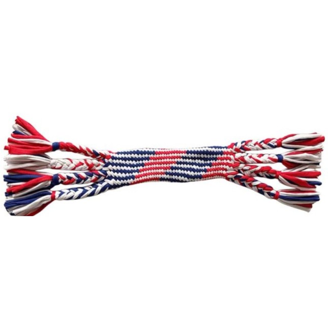 Happypet Twist-Tee παιχνίδι από ανακυκλωμένα υφάσματα με 8 κοτσιδάκια Happypet Twist-Tee παιχνίδι από ανακυκλωμένα υφάσματα με 8 κοτσιδάκια