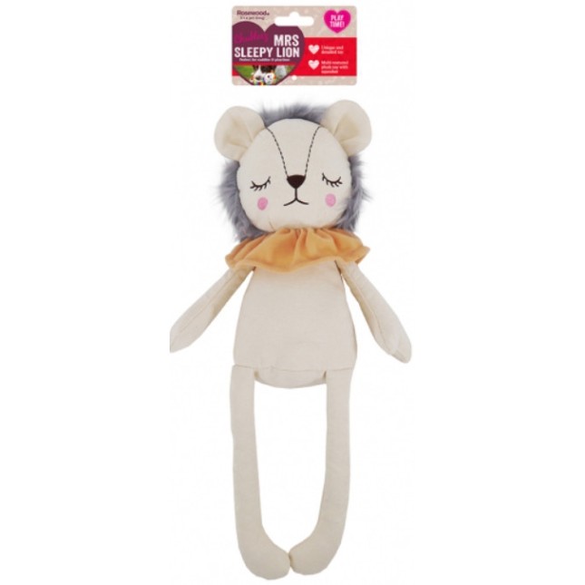 Rosewood Κυρία Sleepy Lion παιχνίδι από βελούδινα υλικά 41cm Rosewood Κυρία Sleepy Lion παιχνίδι από βελούδινα υλικά 41cm