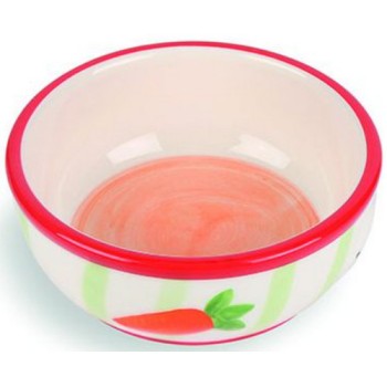 Happypet κεραμικό μπολ με ανάγλυφο καρότο 13x13x5cm 400ml Happypet κεραμικό μπολ με ανάγλυφο καρότο 13x13x5cm 400ml